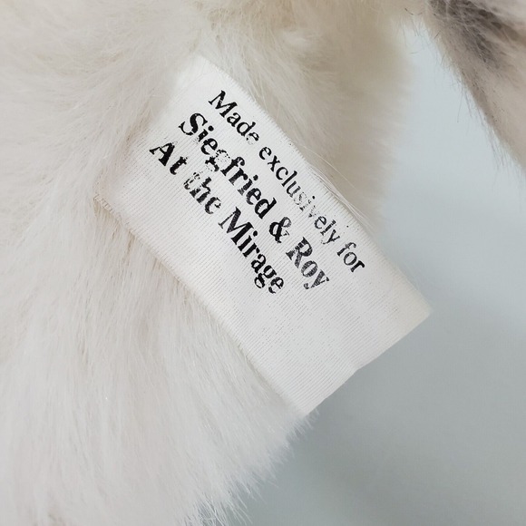 Siegfried & Roy Mirage White Tiger Kashmir Plush 21” Large Stuffed Animal - Picture 10 of 14